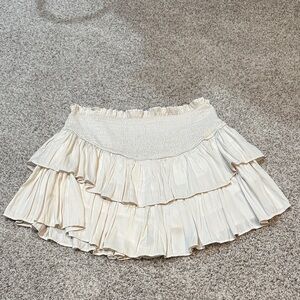 Mustard Seed Cream Layered Mini Skort